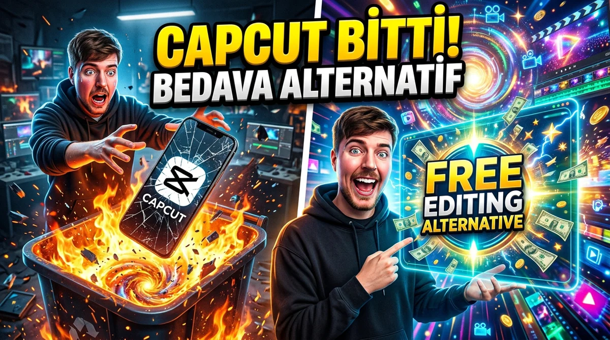 YouTube CapCut Ücretsiz Kullanma Alternatifi için görsel