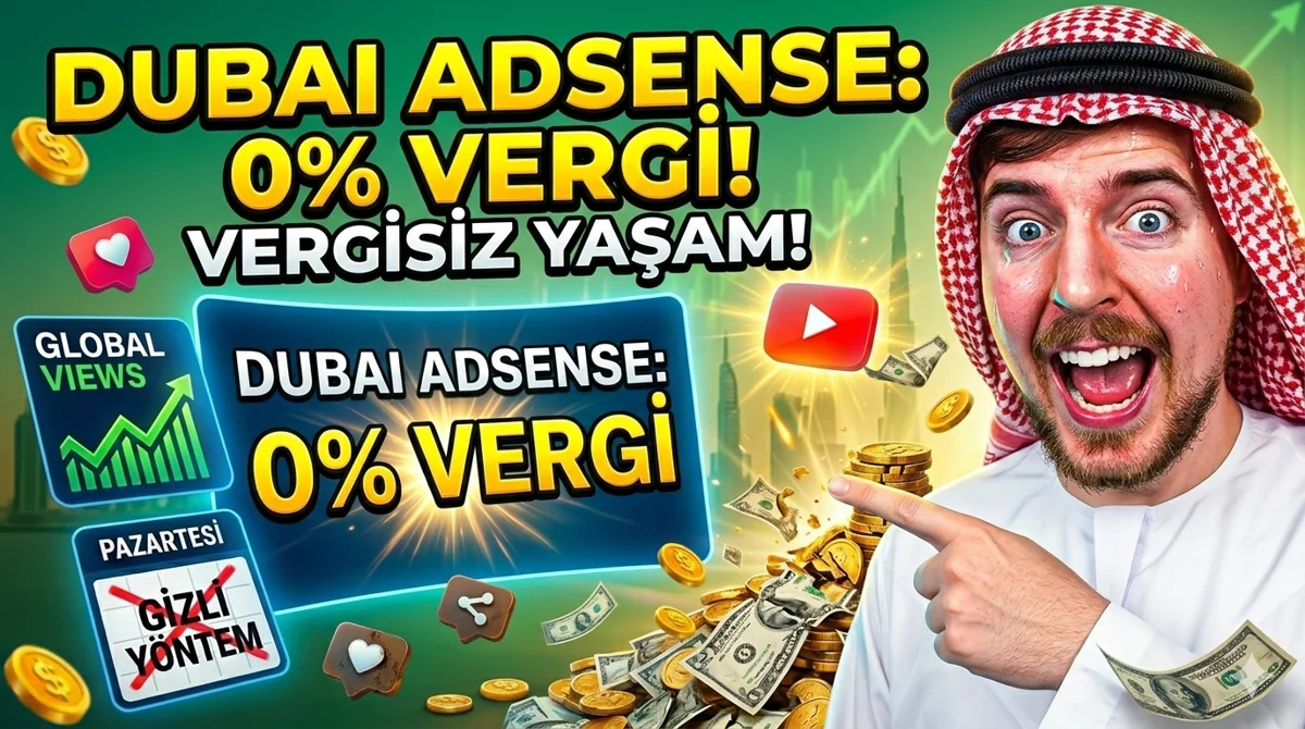 YouTube Dubai AdSense Vergi Durumu için görsel