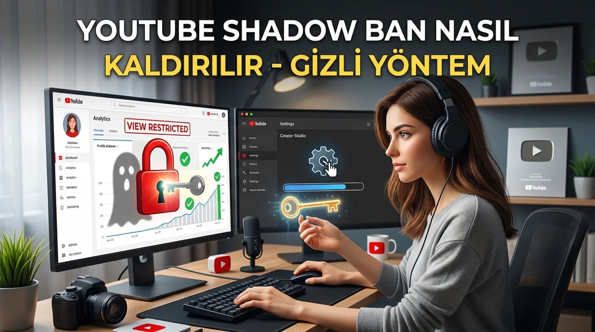 YouTube Shadow Ban Nasıl Kaldırılır - Gizli Yöntem için görsel