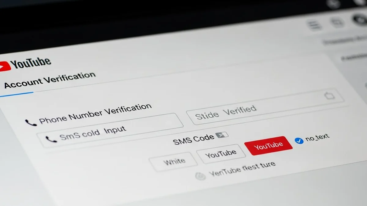 Youtube Sınırsız Kanal Doğrulama - Telefon Numarası İle için görsel